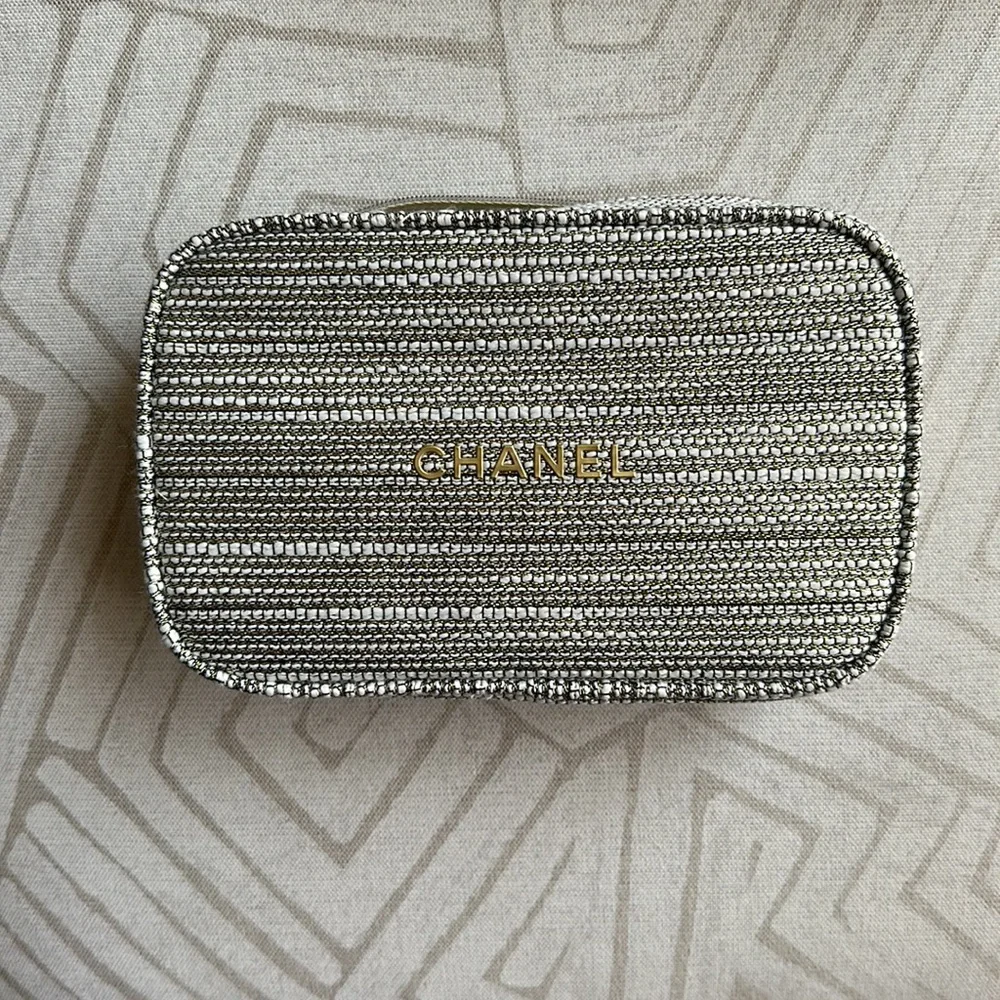 Chanel holiday makeup bag only NWOT